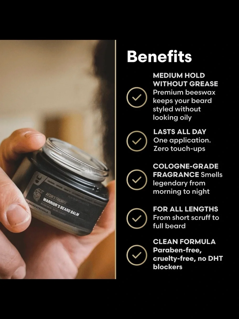 The Beard Struggle Viking Storm Warrior’s Beard Balm 1.76oz